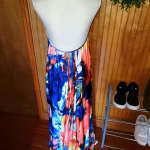 Multi Maxi Halter Dress